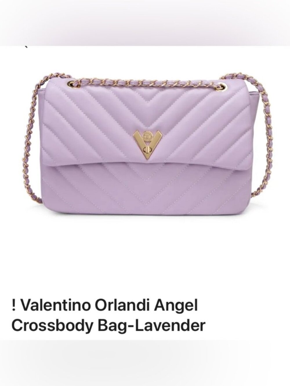 Authentic Valentino Orlandi Lavender Angel Bag